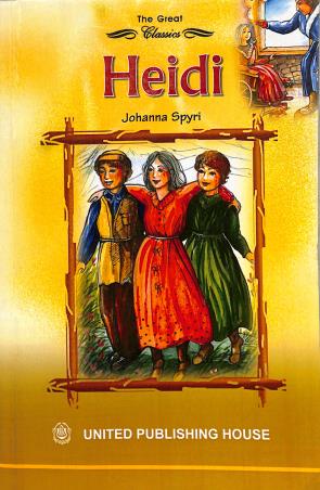 Book cover number 1 for Heidi written by Johanna Spyri published by United Publishing House