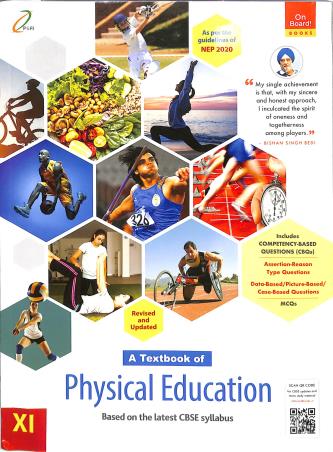 Book cover number 1 for A Textbook Of Physical Education 11 (CBSE) NEP 2020 written by Jogiswar Goswami published by On Board! Books