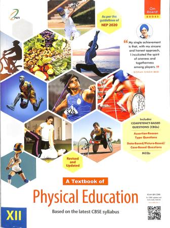 Book cover number 1 for A Textbook Of Physical Education 12 (CBSE) NEP 2020 written by Jogiswar Goswami published by On Board! Books