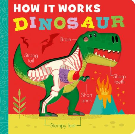 Book cover number 1 for How It Works : Dinosaur written by Amelia Hepworth published by Little Tiger Press