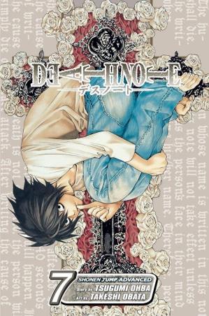Book cover number 1 for Death Note Volume 7 written by Tsugumi Ohba published by Simon & Schuster