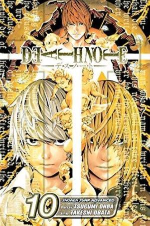 Book cover number 1 for Death Note Volume 10 written by Tsugumi Ohba published by Simon & Schuster