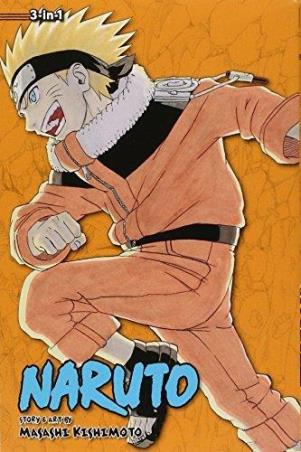 Book cover number 1 for Naruto 3-In-1 written by Masashi Kishimoto published by Simon & Schuster