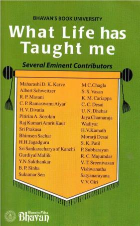 Book cover number 1 for What Life Has Taught Me written by NA published by Bharatiya Vidya Bhavan
