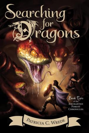 Book cover number 1 for Searching For Dragons written by Patricia C. Wrede published by Houghton Mifflin Harcourt Publishing Company
