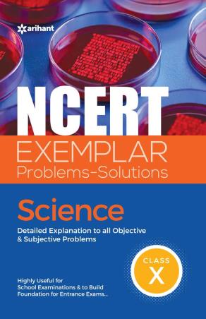 Book cover number 1 for NCERT Exemplar Problems-Solutions Science Class 10 written by Rajesh Singh, Indu Gupta, Sikha Sharma published by Arihant Prakashan