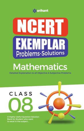 Book cover number 1 for NCERT Exemplar Problems-Solutions Mathematics Class 8 written by Amit Rastogi, Shivani Jain published by Arihant Prakashan