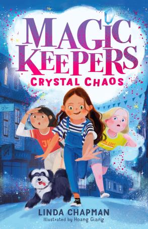 Book cover number 1 for Magic Keepers Crystal Chaos written by Linda Chapman published by Stripes Publishing