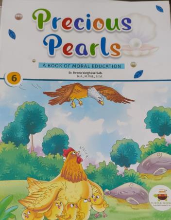 Book cover number 1 for Precious Pearls Part 6 - A Book Of Moral Education (NEP 2020 / NCF SE 2023) written by NA published by Turtle Books Pvt. Ltd.