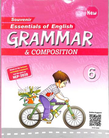 Book cover number 1 for Essentials Of English Grammar & Composition 6 (NEP 2020) written by Sunita Kapoor published by Souvenir Publishers Pvt. Ltd.