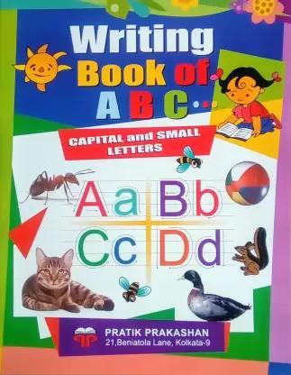 Book cover number 1 for Writing Book Of ABC - Capital & Small Letters written by NA published by Pratik Prakashan