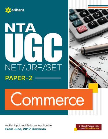Book cover number 1 for NTA UGC NET JRF/SET Paper 2 Commerce written by Neetu Singh, Apeksha Agiwal, Satyabroto Roy published by Arihant Publications (India) Limited