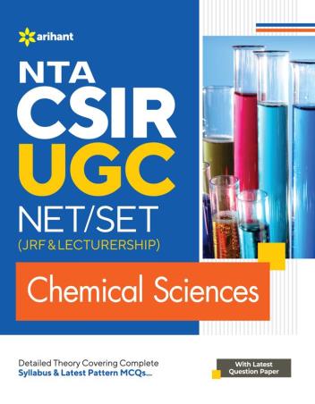 Book cover number 1 for NTA CSIR UGC NET/SET (JRF & Lecturership) Chemical Sciences written by Preeti Gupta, Aditya Tomar, Naveen Sharma published by Arihant Publications (India) Limited