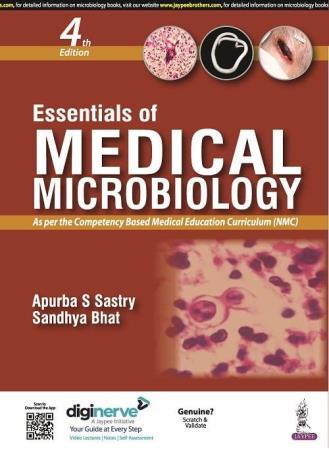 Book cover number 1 for Essentials Of Medical Microbiology written by Apurba S. Sastry, Sandhya Bhat published by Jaypee Brothers Medical Publishers (P) Ltd.