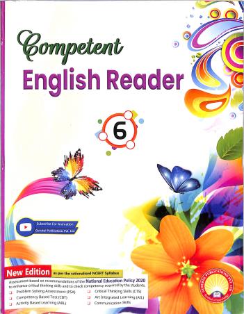 Book cover number 1 for Gurukul Competent English Reader 6 (NEP 2020) written by Rachna Rohatgi published by Gurukul Publications (P) Ltd.