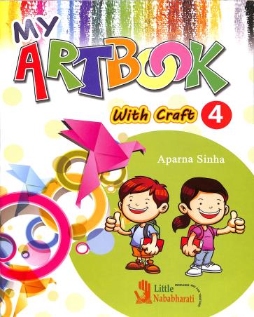Book cover number 1 for My Art Book 4 written by NA published by Little Nababharati