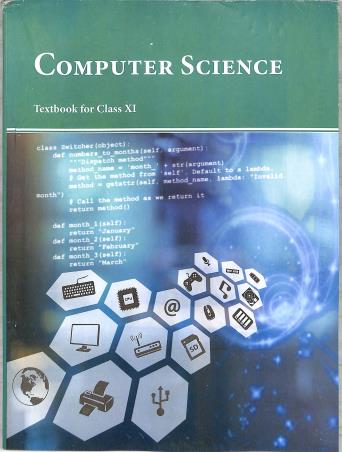 Book cover number 1 for NCERT Computer Science Class 11 written by NA published by National Council Of Educational Research And Training