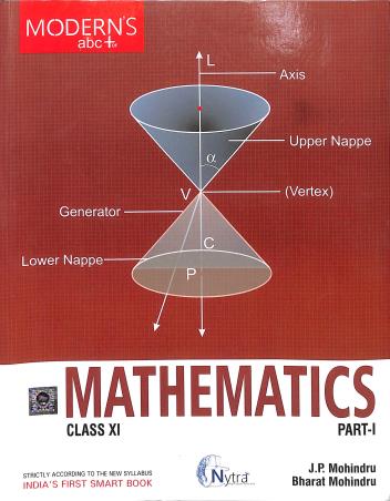 Book cover number 1 for Modern's abc+ Of Mathematics Class 11 Part 1 & 2 (2023-2024) written by J. P. Mohindru, Bharat Mohindru published by Modern Publishers