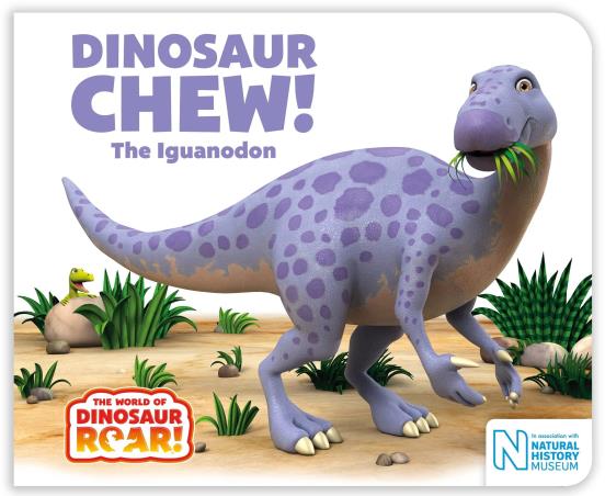 Book cover number 1 for Dinosaur Chew! The Iguanodon written by Peter Curtis published by Pan Macmillan