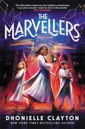 Book cover number 1 for The Marvellers written by Dhonielle Clayton published by Piccadilly Press