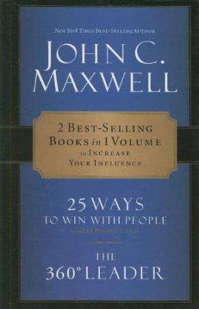 Book cover number 1 for The 360 Degree Leader (25 Ways To Win With People) written by John C. Maxwell published by Thomas Nelson