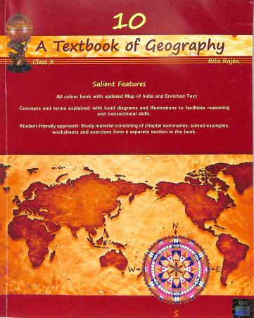 Book cover number 1 for A Textbook Of ICSE Geography Class 10 (Workbook Included) written by NA published by General Printers & Publishers