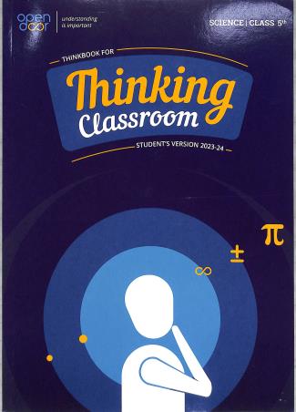Book cover number 1 for Thinking Classroom Science Class 5 (Student's Version 2023-24) written by NA published by Think First Education.Pvt. Ltd