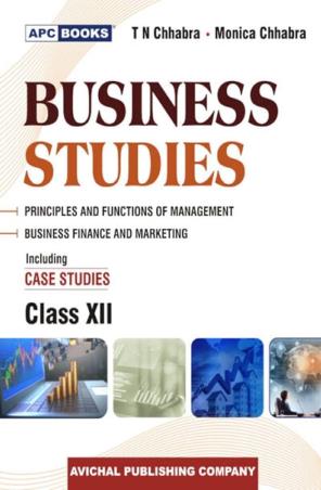 Book cover number 1 for APC Business Studies Class 12 (CBSE) written by T. N. Chhabra, Monica Chhabra published by Avichal Publishing Company