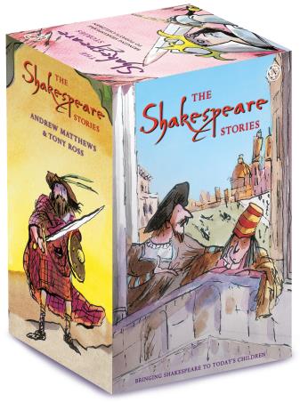 Book cover number 1 for The Shakespeare Stories : Bringing Shakespeare To Today's Children (Set Of 16 Books) written by Tony Ross, Andrew Matthews published by Hachette