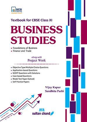 Book cover number 1 for Business Studies : Textbook For CBSE Class 11 (Along With Project Work) written by Vijay Kapur, Sandhita Purbi published by Sultan Chand & Sons (P) Ltd