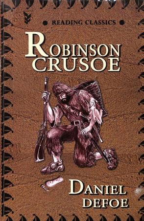 Book cover number 1 for Robinson Crusoe written by Daniel Defoe published by Indian Books View
