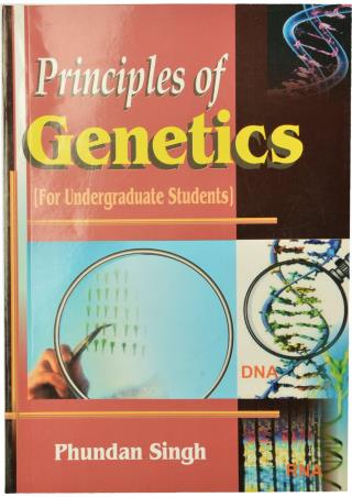 Book cover number 1 for Principles Of Genetics written by Phundan Singh published by Kalyani Publishers