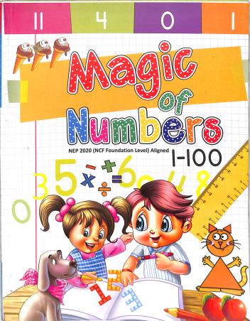 Book cover number 1 for Magic Of Numbers 1 - 100 written by NA published by Vista Educational Books