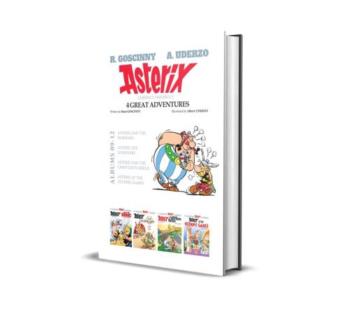 Book cover number 1 for Asterix Compact Omnibus 3 (4 Great Adventures) Albums 9- 12 written by Rene Goscinny, Albert Uderzo published by Hachette
