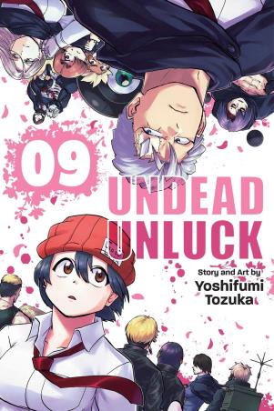 Book cover number 1 for Undead Unluck Volume 9 written by Yoshifumi Tozuka published by Viz Media