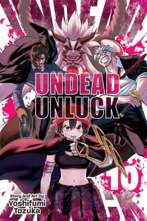 Book cover number 1 for Undead Unluck Volume 10 written by Yoshifumi Tozuka published by Viz Media