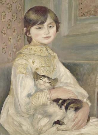 Book cover number 1 for Child With Cat written by Pierre-Auguste Renoir published by Dover Publications Inc