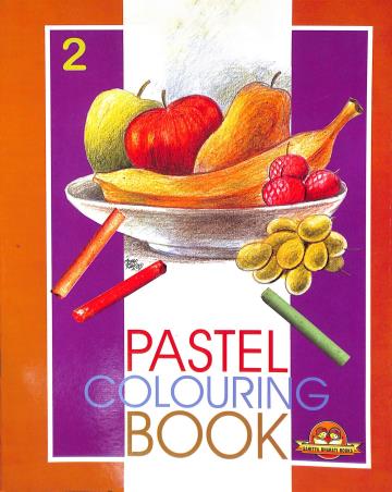 Book cover number 1 for Pastel Colouring Book 2 written by Partha Protim Biswas published by Sahitya Bharati Publications Pvt. Ltd.