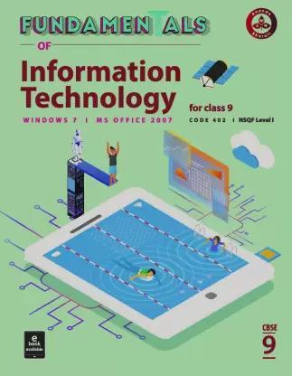Book cover number 1 for Fundamentals Of Information Technology 9 (Windows 7, MS Office 2007) Code 402 written by NA published by Ananda Bharati Publishers