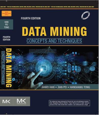 Book cover number 1 for Data Mining : Concepts And Techniques written by Jiawei Han published by Morgan Kaufmann Publishers