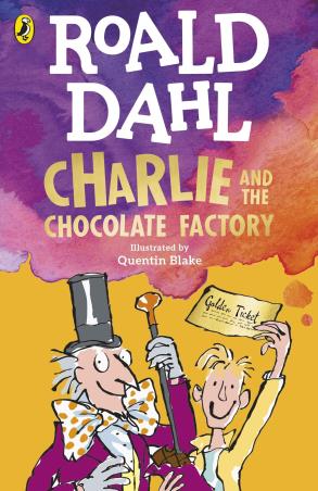 Book cover number 1 for Charlie And The Chocolate Factory written by Roald Dahl published by Puffin