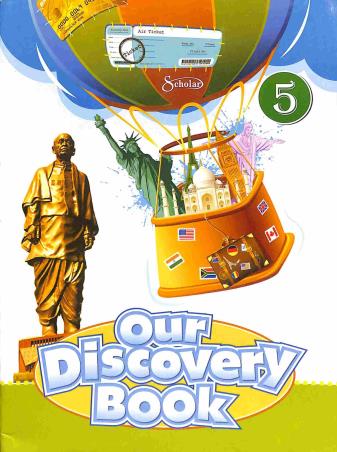 Book cover number 1 for Our Discovery Book 5 written by Binod S. Tiwari published by Scholar India Limited