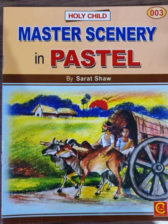 Book cover number 1 for Holy Child Master Scenary In Pastel 003 written by Sarat Shaw published by Holy Child Publication