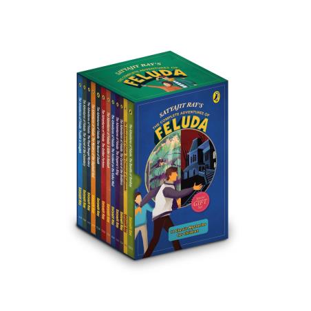 Book cover number 1 for The Complete Adventures Of Feluda (Set Of 12 Books) written by Satyajit Ray published by Puffin