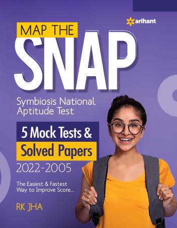 Book cover number 1 for Map the SNAP 5 Mock Tests & Solved Papers (2022-2005) written by R. K. Jha published by Arihant Publications (India) Limited