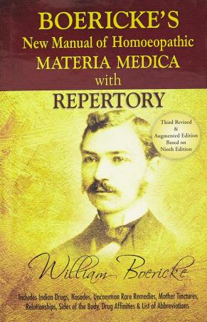 Book cover number 1 for New Manual Of Homoeopathic Materia Medica & Repertory With Relationship Of Remedies written by William Boericke published by B. Jain Publishers (P) Ltd.