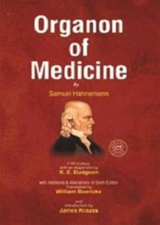 Book cover number 1 for Organon Of Medicine written by Samuel Hahnemann published by B. Jain Publishers (P) Ltd.