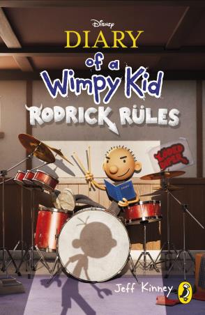 Book cover number 1 for Diary Of A Wimpy Kid : Rodrick Rules written by Jeff Kinney published by Puffin