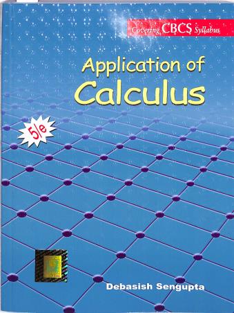 Book cover number 1 for Application of Calculus written by Debasish Sengupta published by Books & Allied (P) Ltd.
