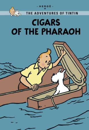 Book cover number 1 for Cigars Of The Pharaoh written by Herge published by Harper Collins Publishers